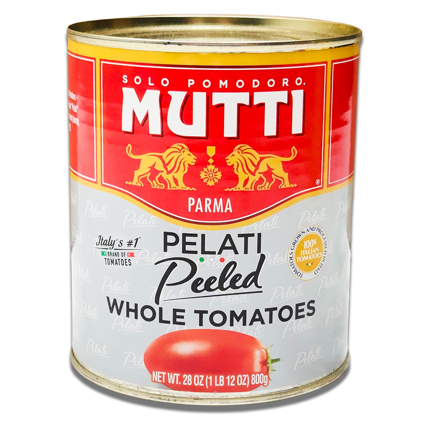 Mutti Whole Peeled Tomatoes - 100% Italian Vine-Ripe Tomatoes, 28 oz Can
