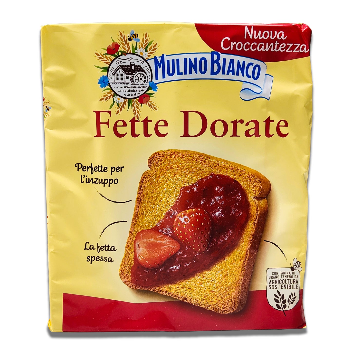 Mulino Bianco Fette Dorate - Classic Italian Golden Toasts 315g
