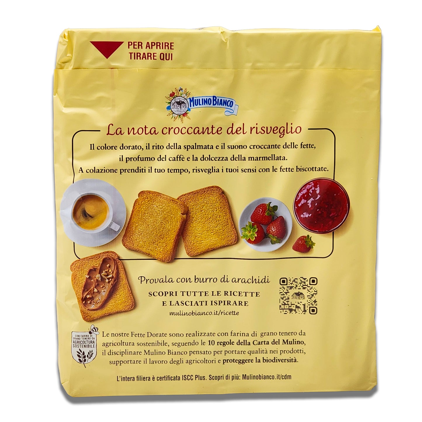 Mulino Bianco Fette Dorate - Classic Italian Golden Toasts 315g