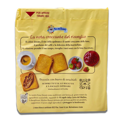 Mulino Bianco Fette Dorate - Classic Italian Golden Toasts 315g