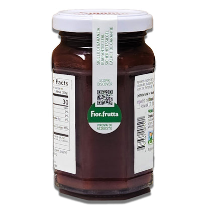 Rigoni di Asiago Organic Raspberry Fruit Spread - 100% Fruit, All-Natural Italian Jam, 8.82oz (250g) Jar