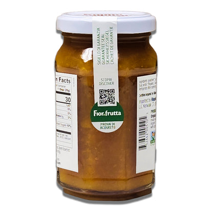 Rigoni di Asiago Organic Peach Fruit Spread - 100% Fruit, All-Natural Italian Jam, 8.82oz (250g) Jar
