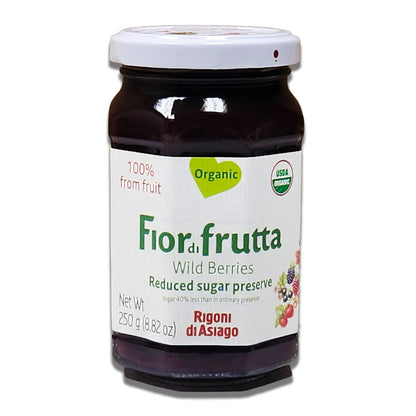 Rigoni di Asiago Organic Wild Berry Fruit Spread – 8.82 oz (250g)