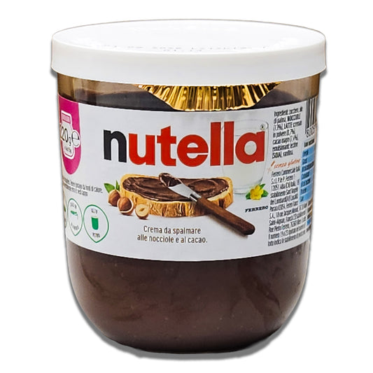 Italian Nutella Ferrero Hazelnut Chocolate Spread - Glass Jar Imported From Italy