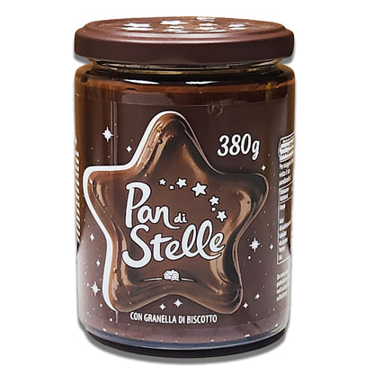 Pan di Stelle Hazelnut Chocolate Spread - 380g Jar | Italian Cocoa & Hazelnut Cream