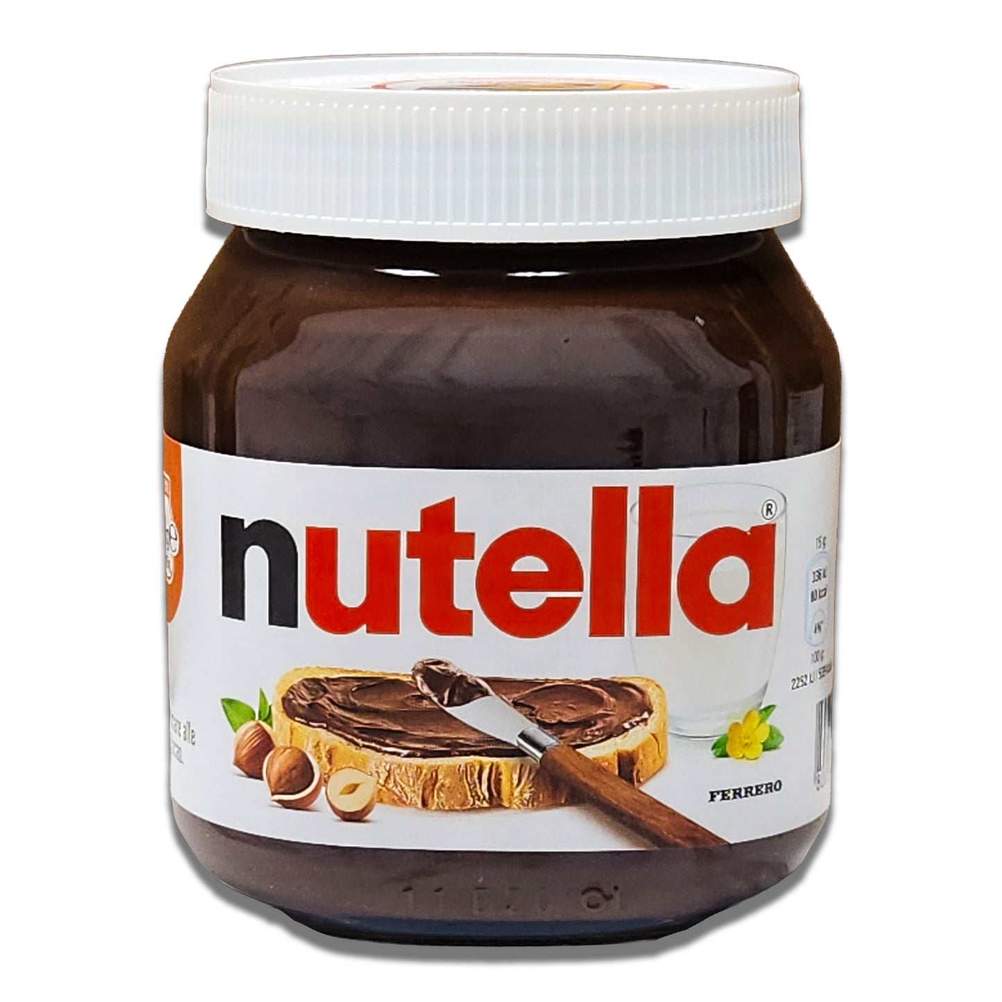 Italian Nutella Ferrero Hazelnut Chocolate Spread - Glass Jar Imported From Italy