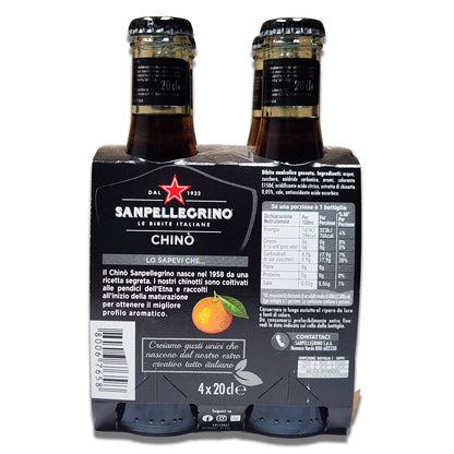 San Pellegrino Chinotto Non-Alcoholic Aperitif - Pack of 4
