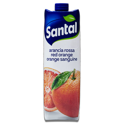 Santal Aranciata Rossa - Italian Red Orange Beverage (Blood Orange Drink) - 1 L