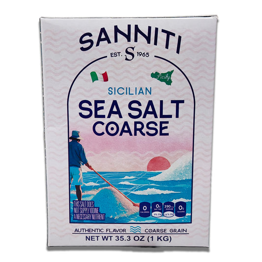 Sanniti Sicilian Sea Salt Coarse – 2.2 lb (1kg)