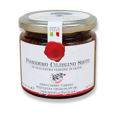 Segreti di Sicilia Dried Cherry Tomato in EVOO - 190gr by Frantoi Cutrera