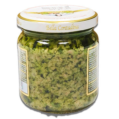 Bella Contadina Artisanal Green Olives Bruschetta Spread - Imported from Italy
