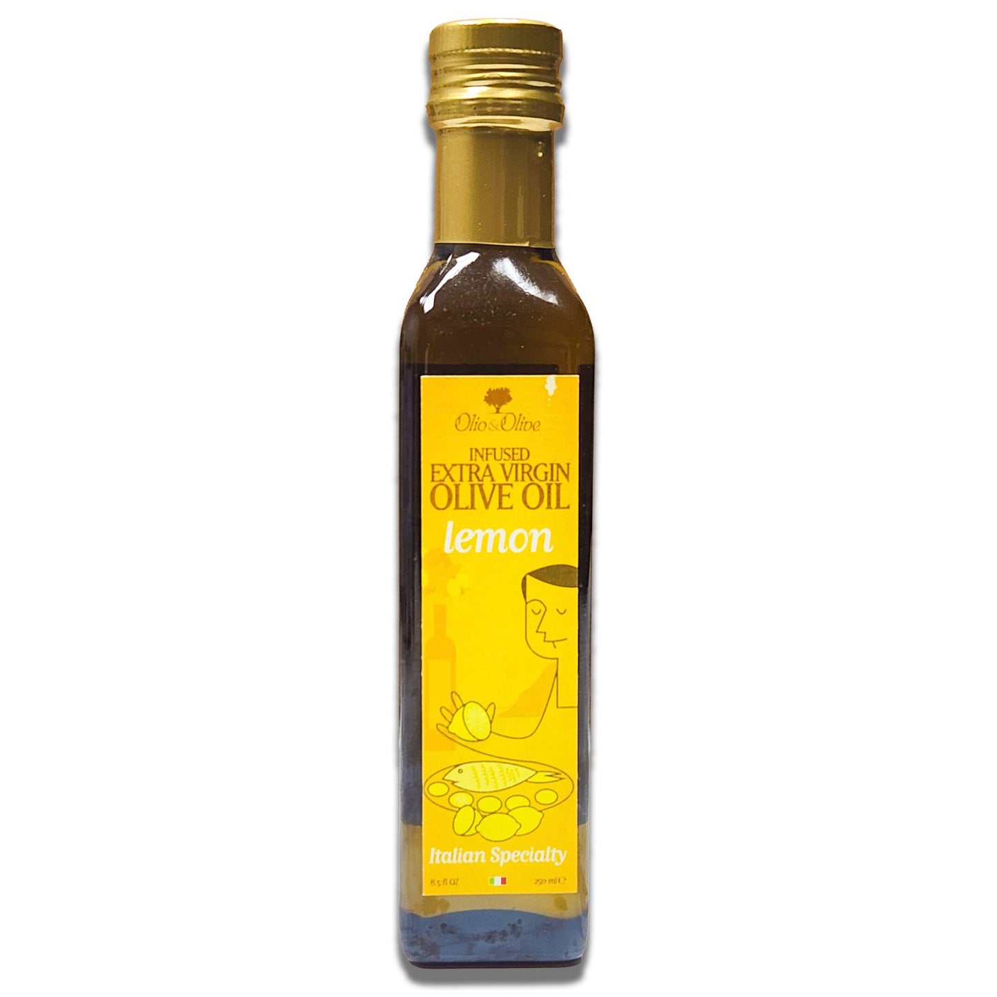 Infused/Flavored Extra Virgin Olive Oil - Lemon 250ml/8.5fl oz