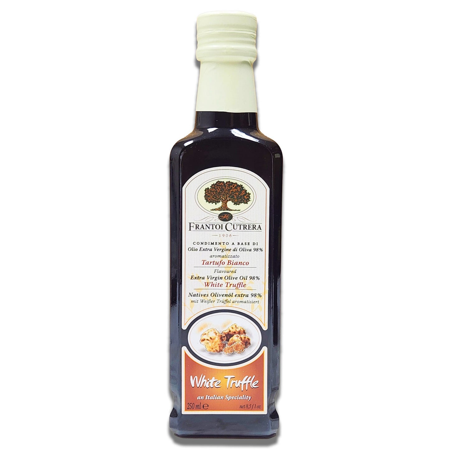 Frantoi Cutrera White Truffle Flavored Extra Virgin Olive Oil 250ml - Sicilian EVOO