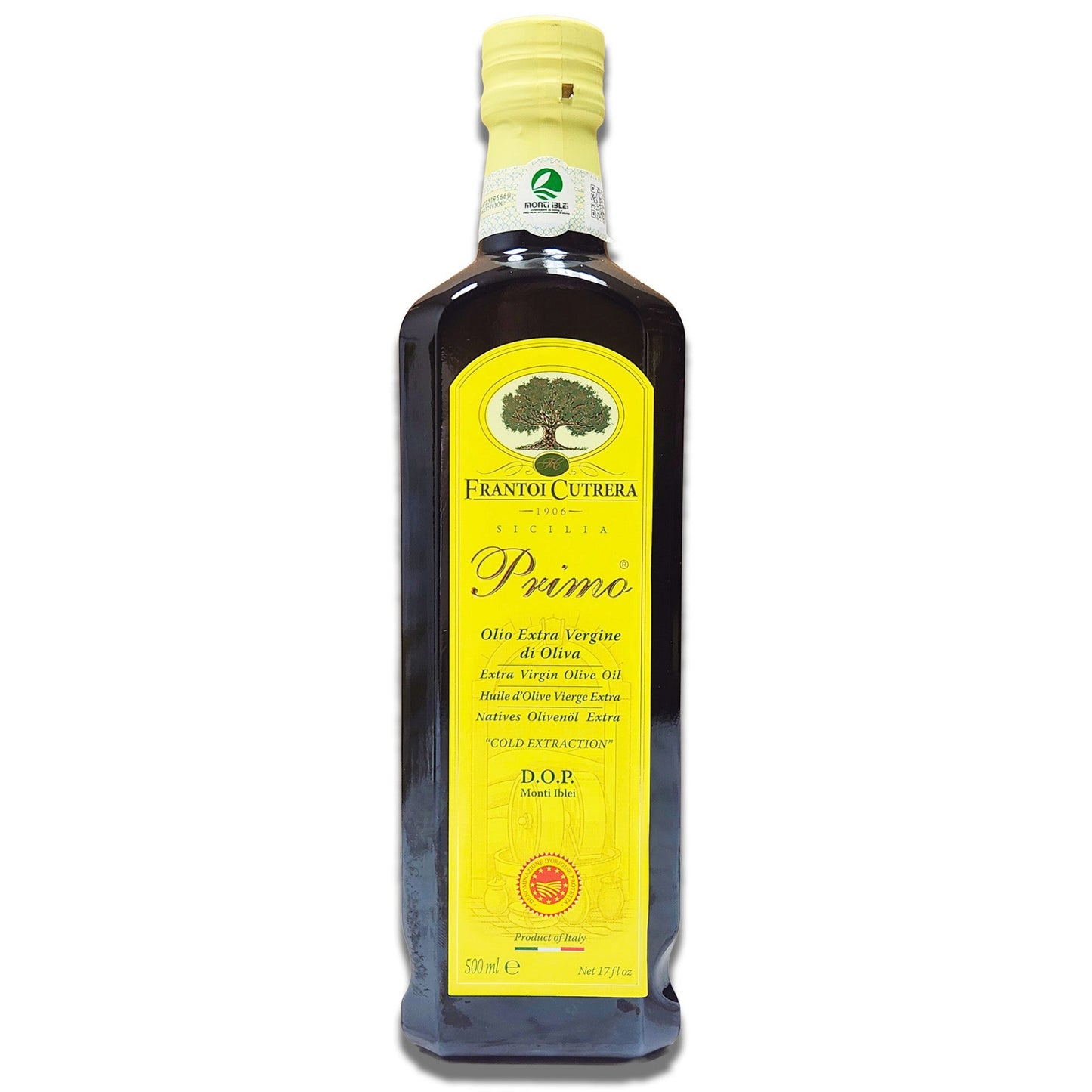Frantoi Cutrera D.O.P. Monti Iblei Primo Extra Virgin Olive Oil - 500ml