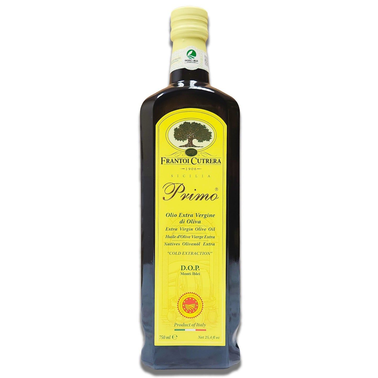 Frantoi Cutrera D.O.P. Monti Iblei Primo Extra Virgin Olive Oil - 750ml