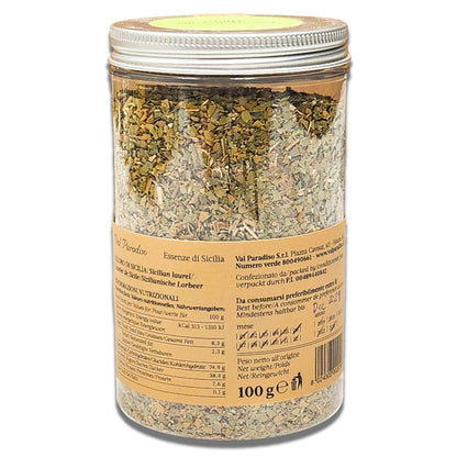 ValParadiso Sicilian Bay Leaf Alloro Dried Laurel 100gr./3.52oz
