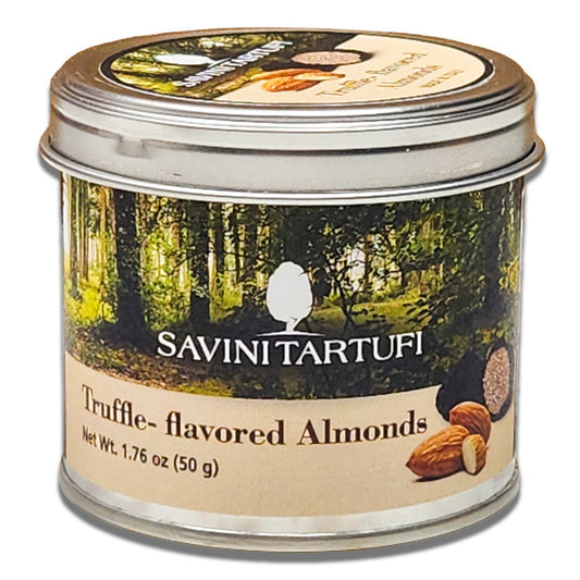 Savini Tartufi Truffle Almonds - 50g Tin