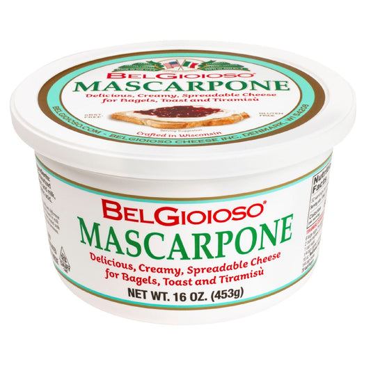 BelGioioso Mascarpone Cheese 16oz - Authentic Italian Creamy Cheese