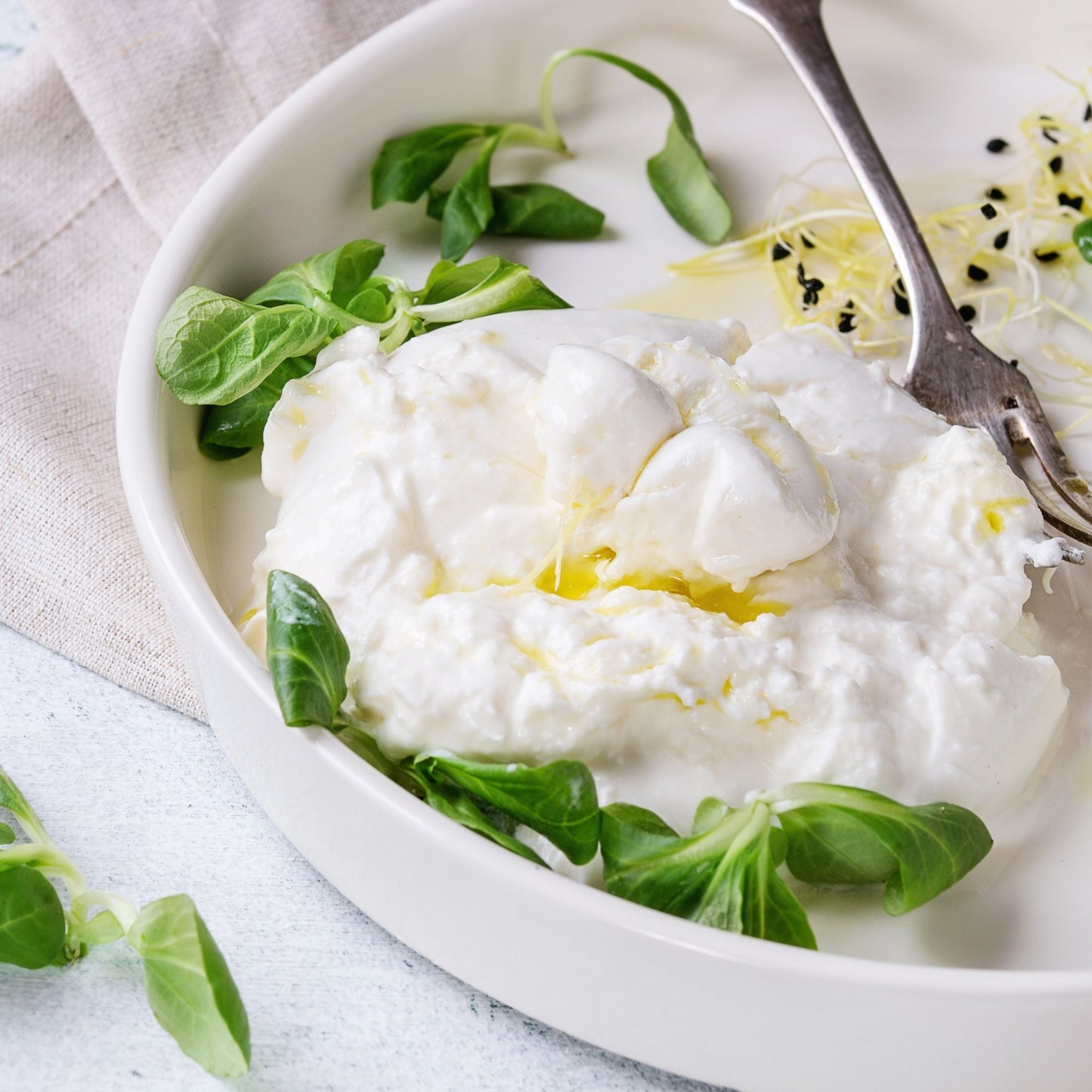 Olio&Olive Fresh Burrata 4oz - 4 pcs