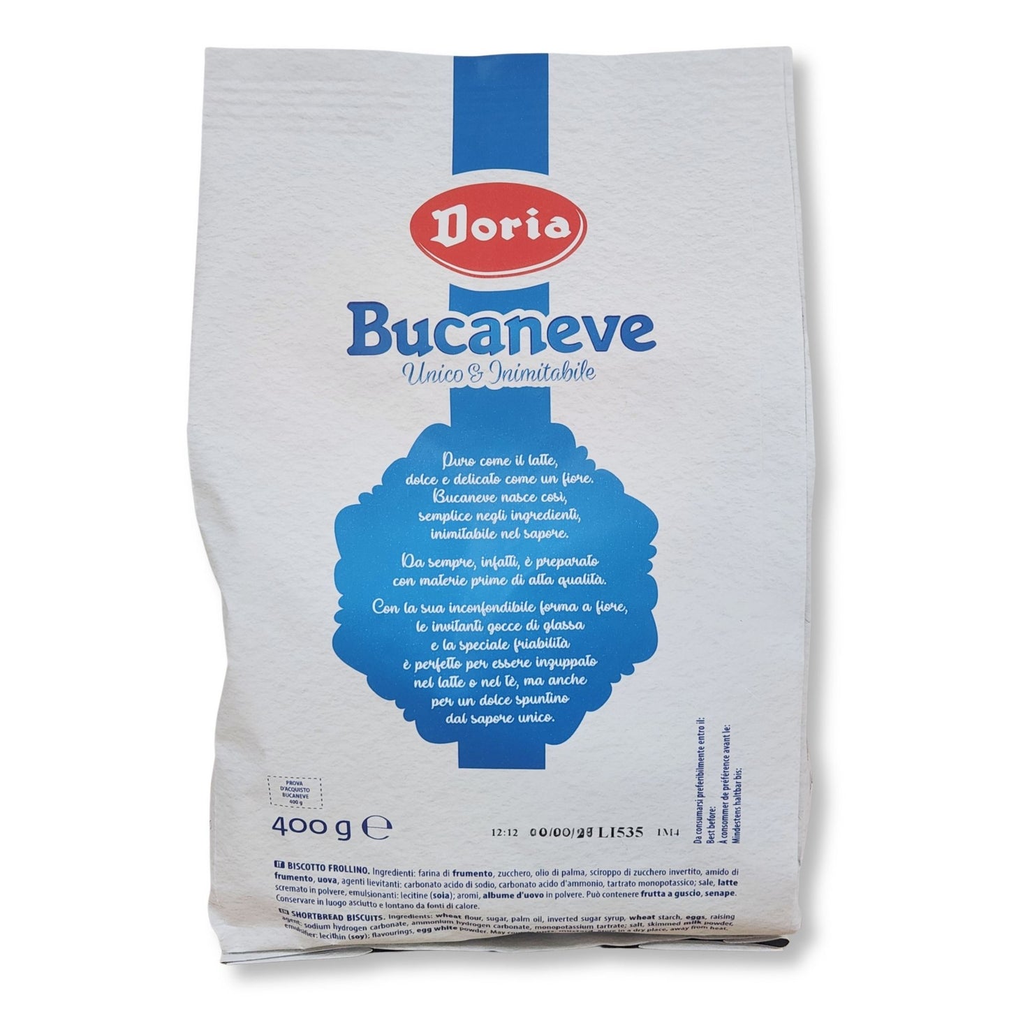 Doria Bucaneve Cookies – 14.1 oz (400g)