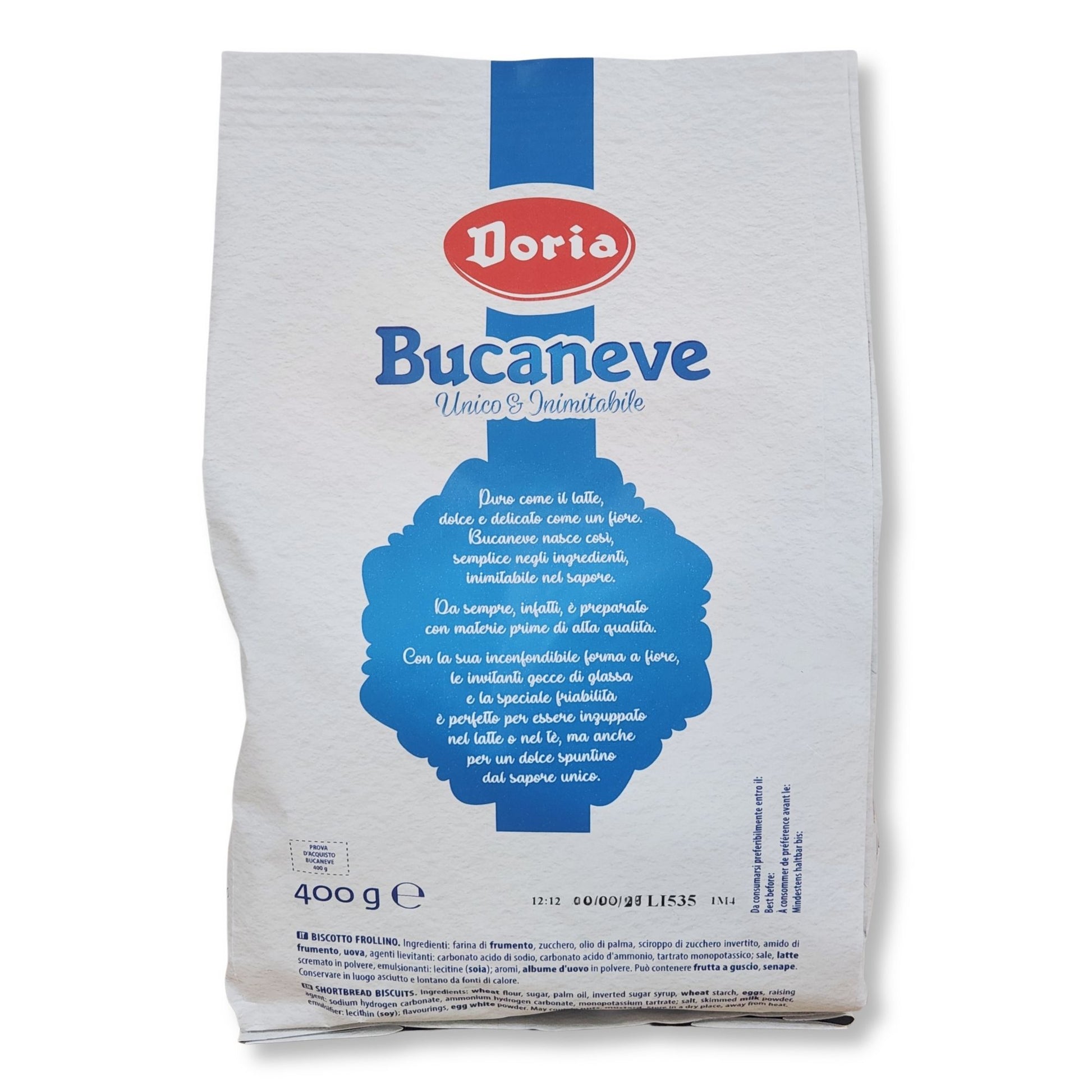 Doria Bucaneve Cookies – 14.1 oz (400g)