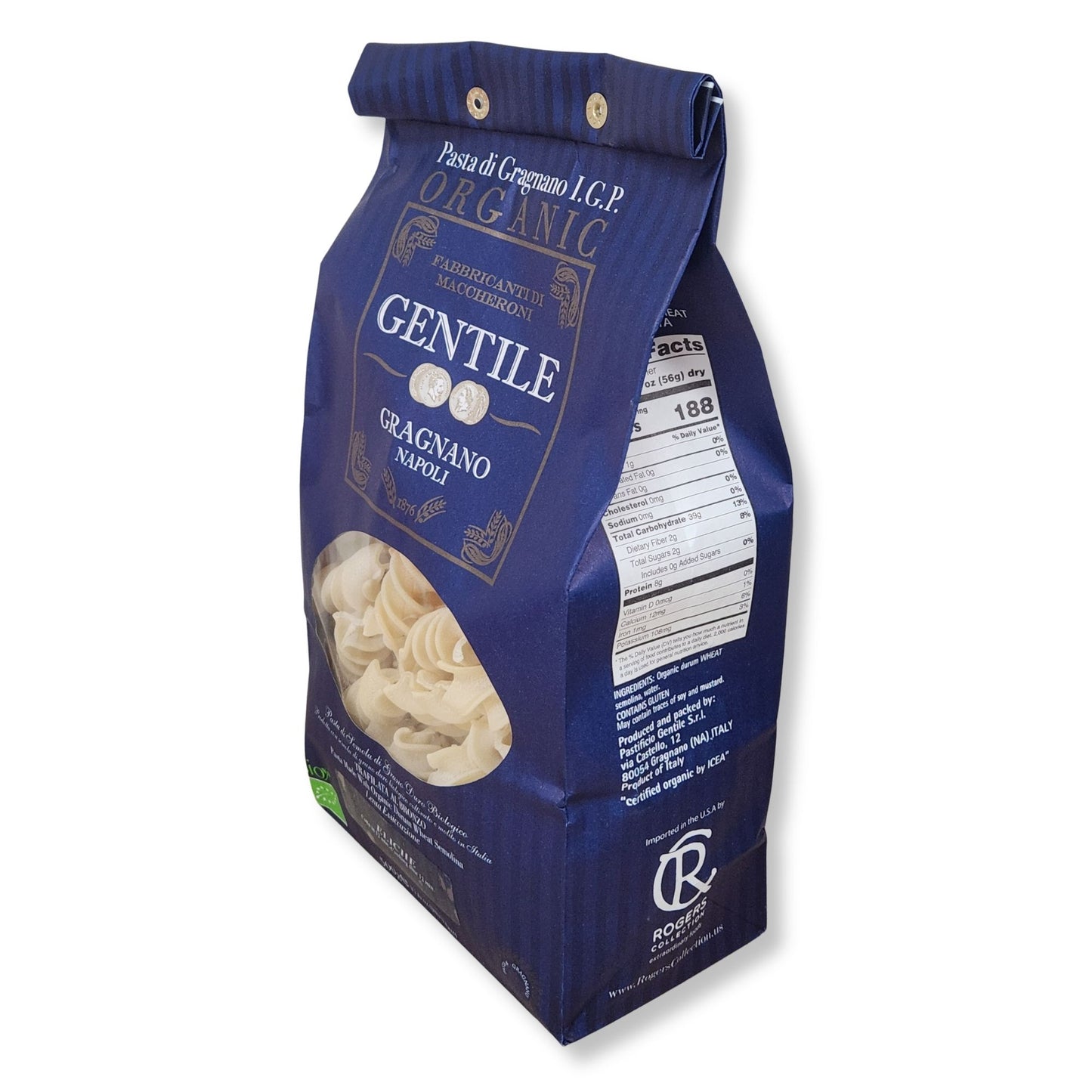 Gentile Organic Eliche Pasta di Gragnano I.G.P. – 17.6 oz (500g)