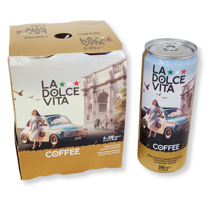 La Dolce Vita Coffee Soda – 11.1 fl oz (330ml) | 4 Pack