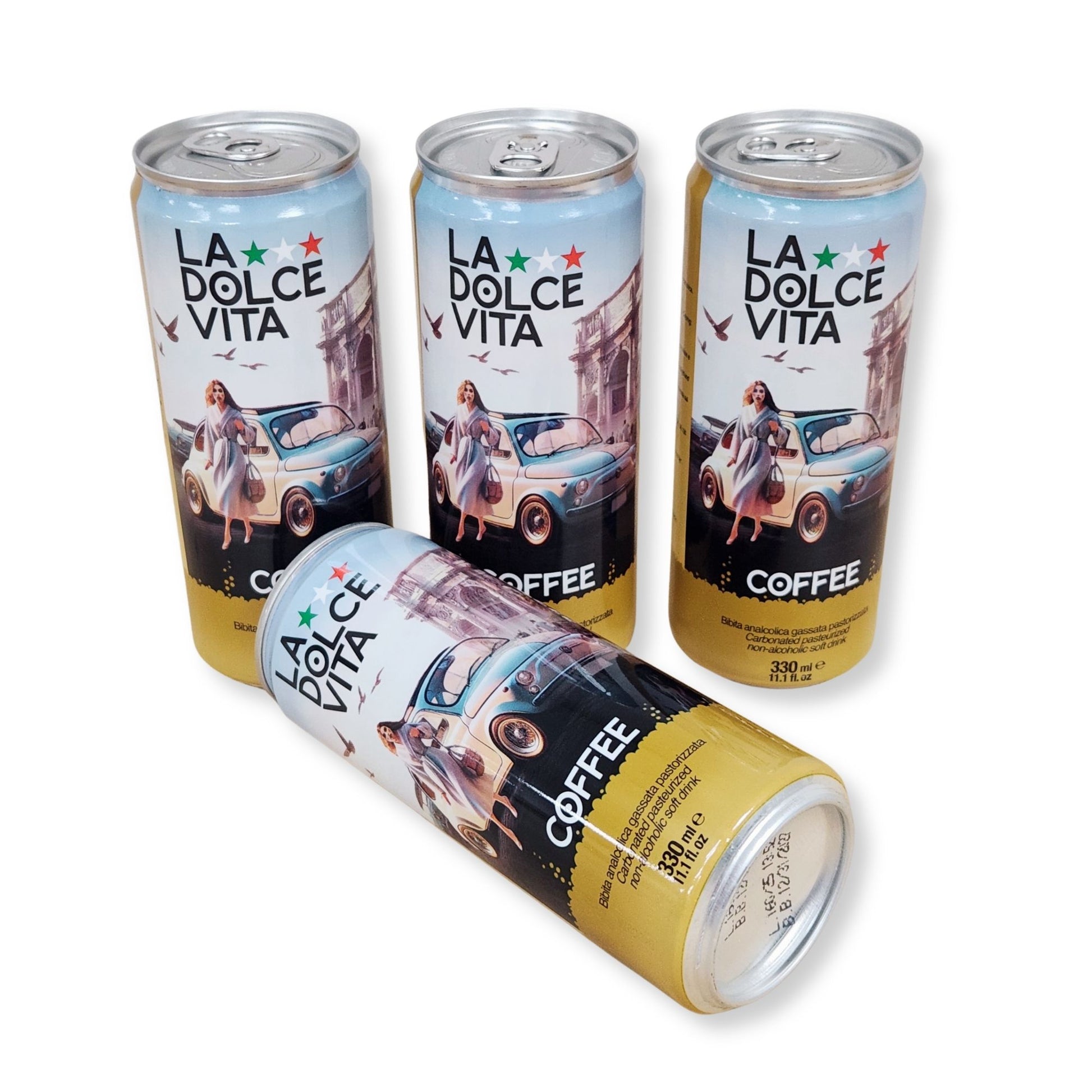 La Dolce Vita Coffee Soda – 11.1 fl oz (330ml) | 4 Pack
