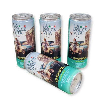 La Dolce Vita Limonata Soda – 11.1 fl oz (330ml) | 4 Pack