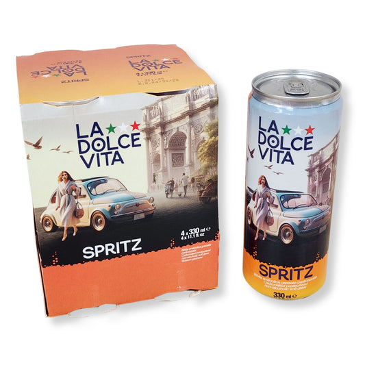 La Dolce Vita Spritz Soda – 11.1 fl oz (330ml) | 4 Pack