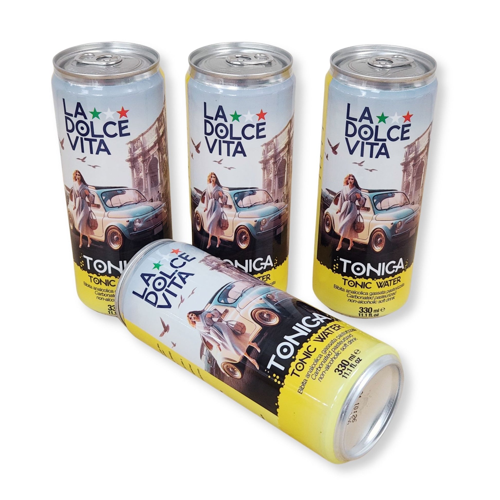 La Dolce Vita Tonica (Tonic Water) – 11.1 fl oz (330ml) - 4 Pack