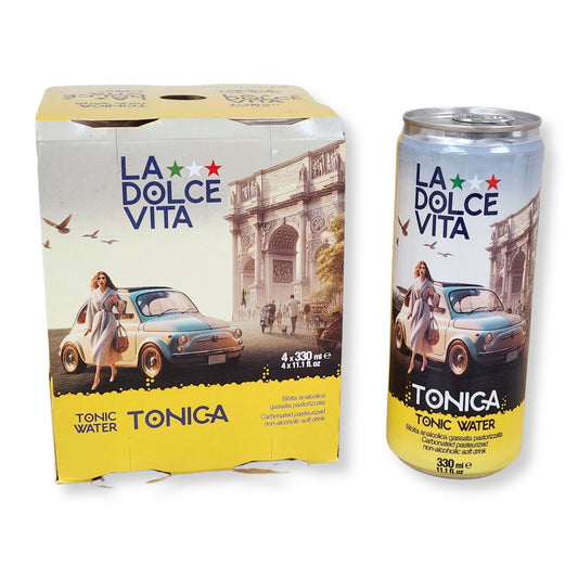 La Dolce Vita Tonica (Tonic Water) – 11.1 fl oz (330ml) | 4 Pack