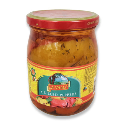 La Valle Grilled Peppers in Oil – 19.4 oz (550g)