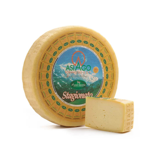 Monti Trentini Asiago Aged 5 months DOP Italian Cheese 7oz