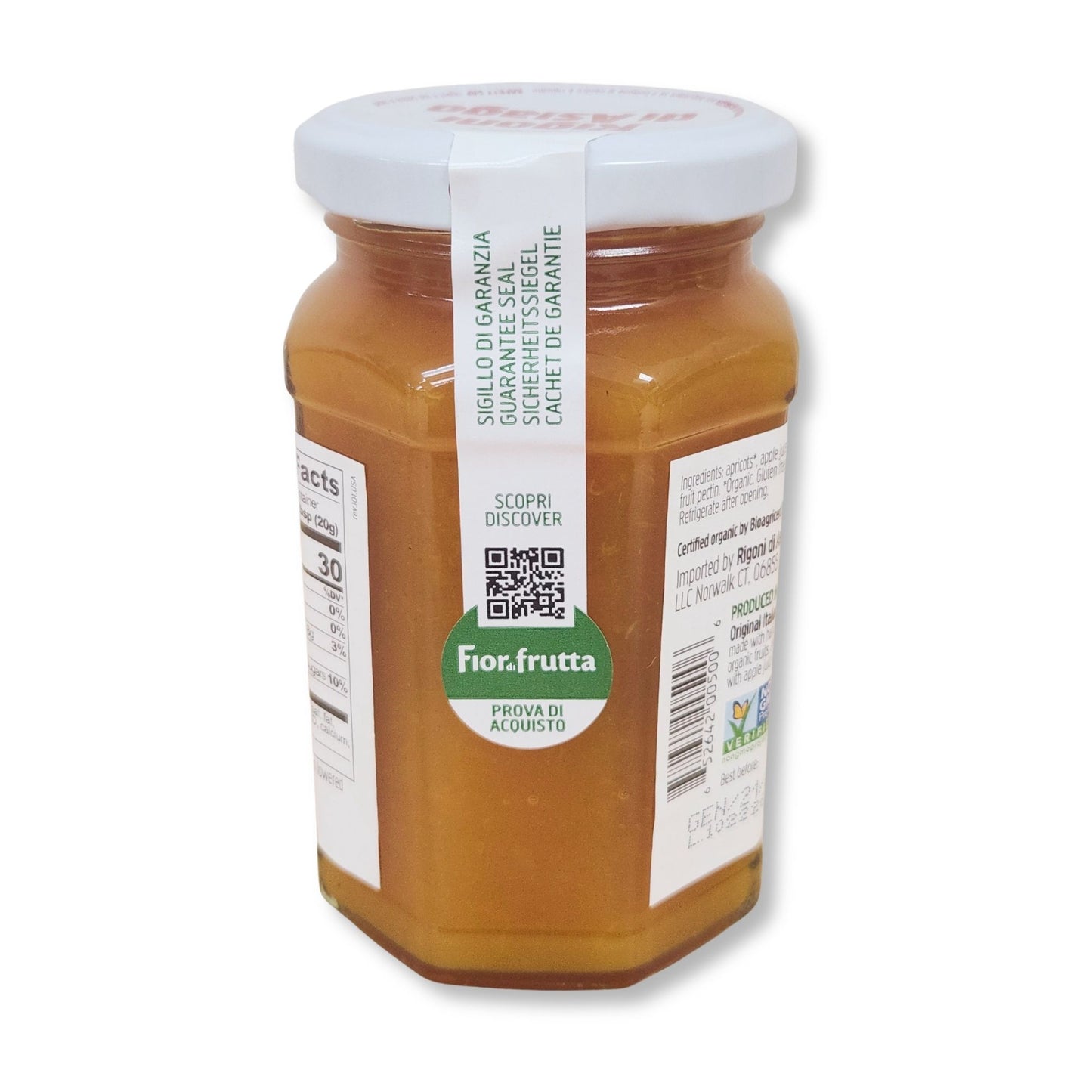 Rigoni di Asiago Organic Apricot Fruit Spread – 8.82 oz (250g)