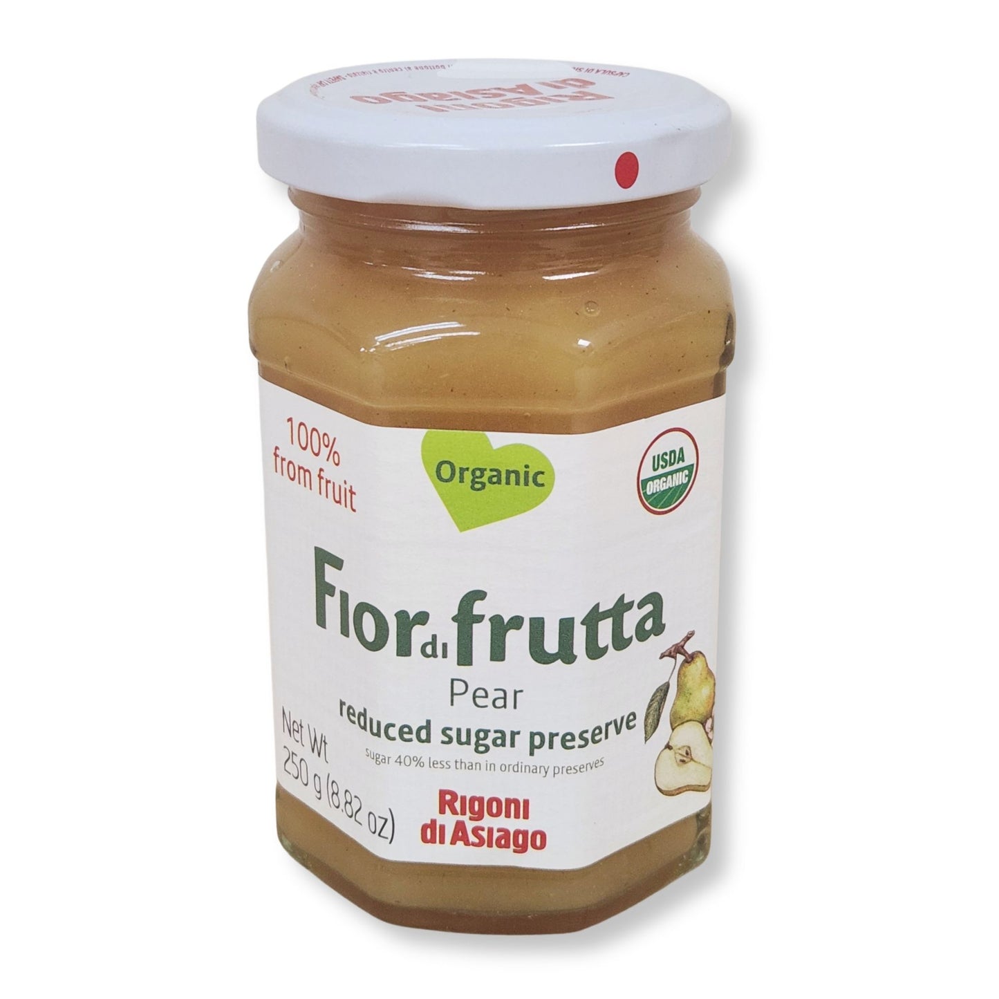 Rigoni di Asiago Organic Pear Fruit Spread – 8.82 oz (250g)