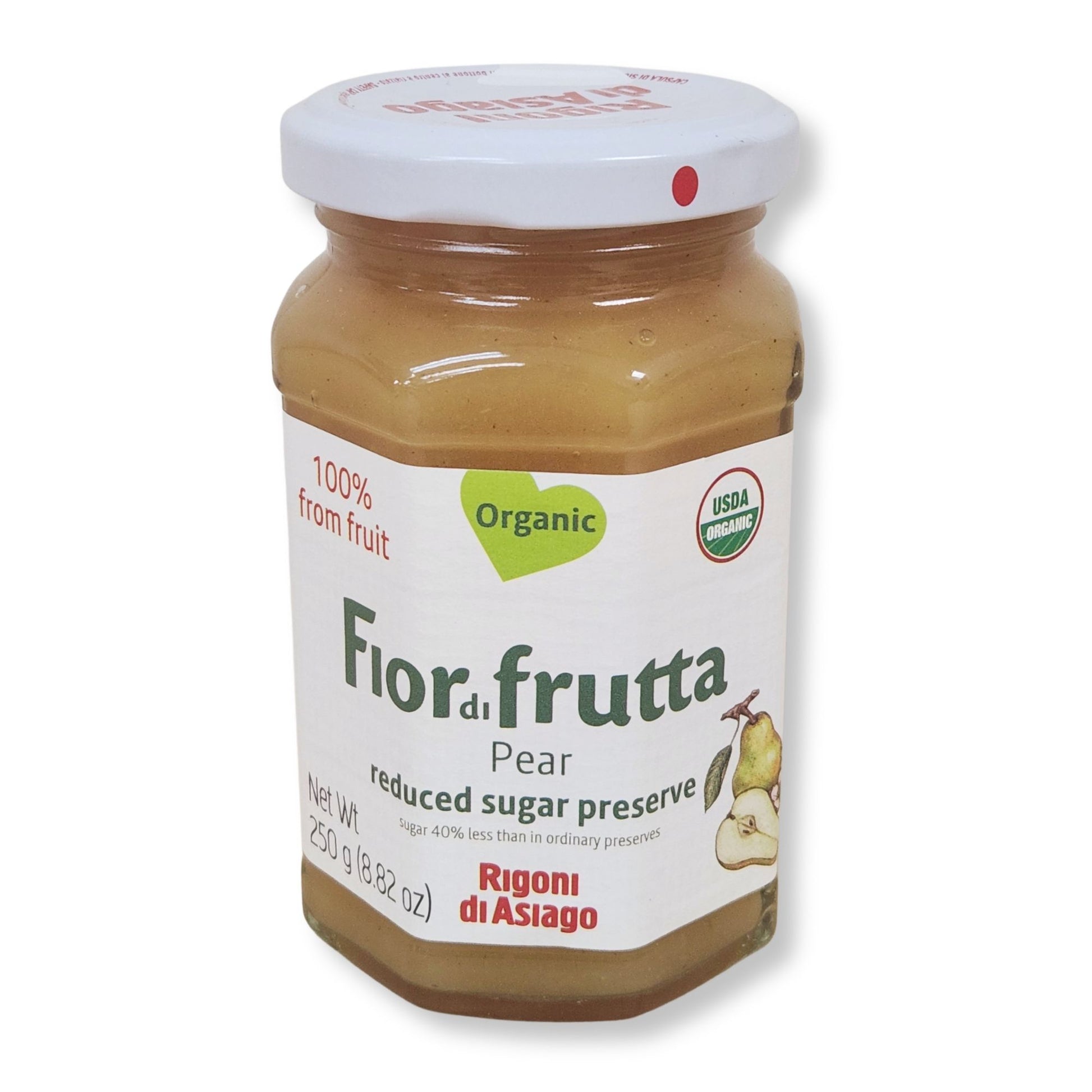 Rigoni di Asiago Organic Pear Fruit Spread – 8.82 oz (250g)