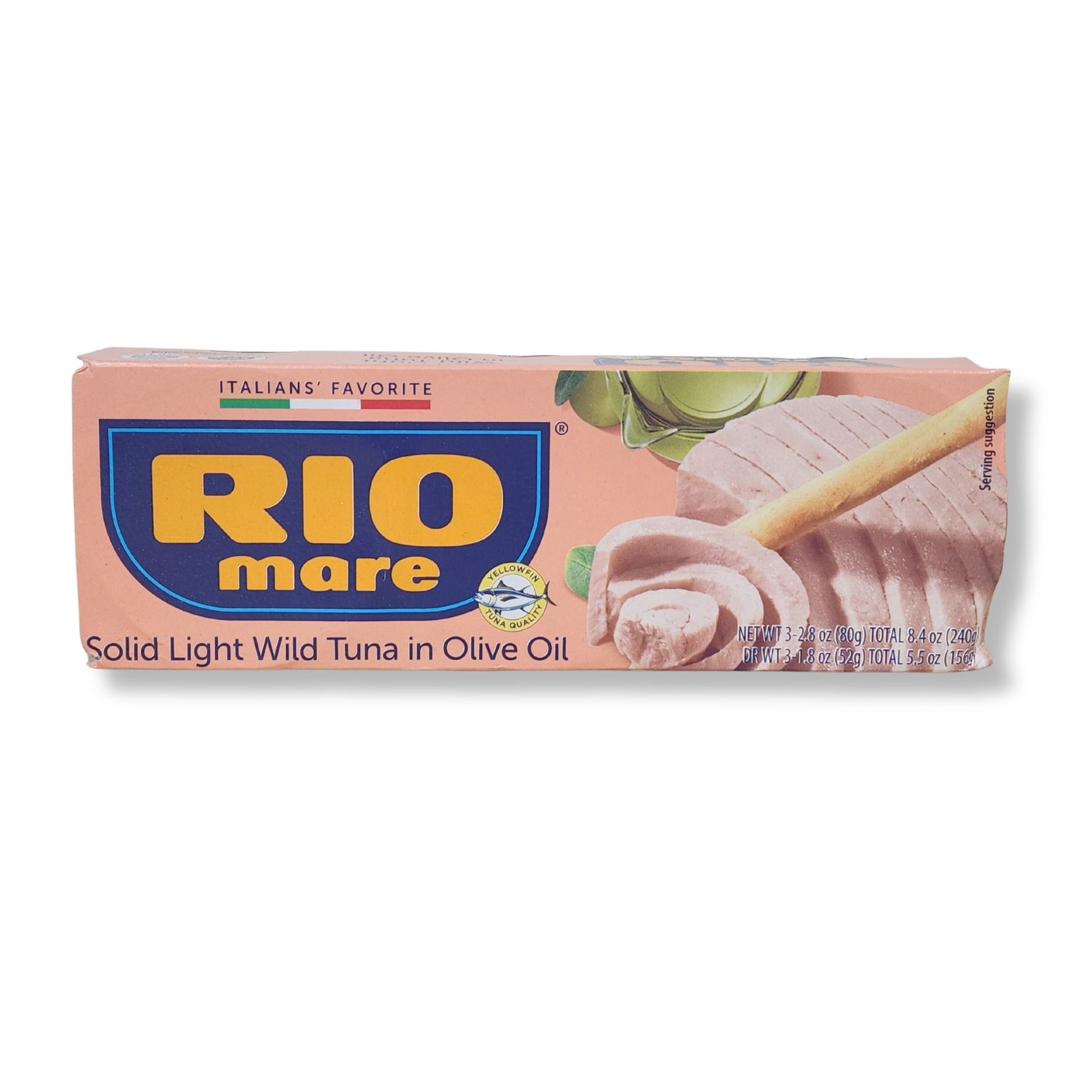 Rio Mare Solid Light Wild Tuna in Olive Oil - 3x80gr