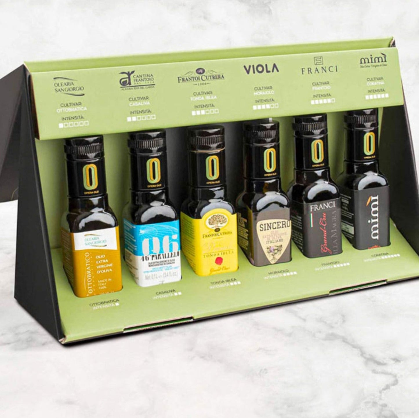 Opera Olei Italian Extra Virgin Olive Oil Tasting Box (6 x 100ml)