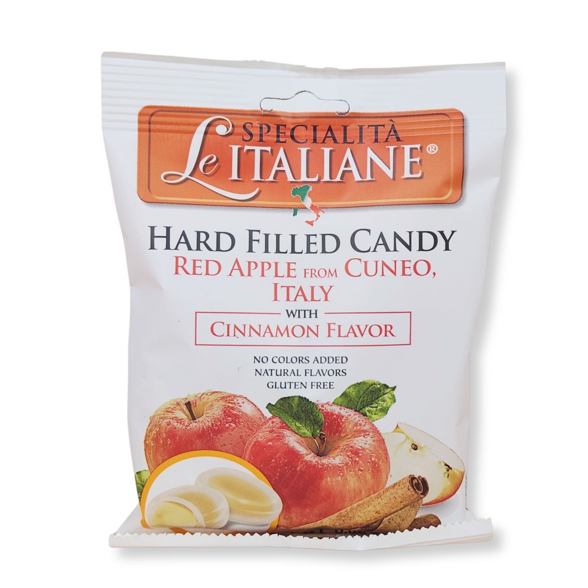Serra Specialità Le Italiane Red Apple from Piedmont Filled Hard Candy – 3.5 oz (100g)