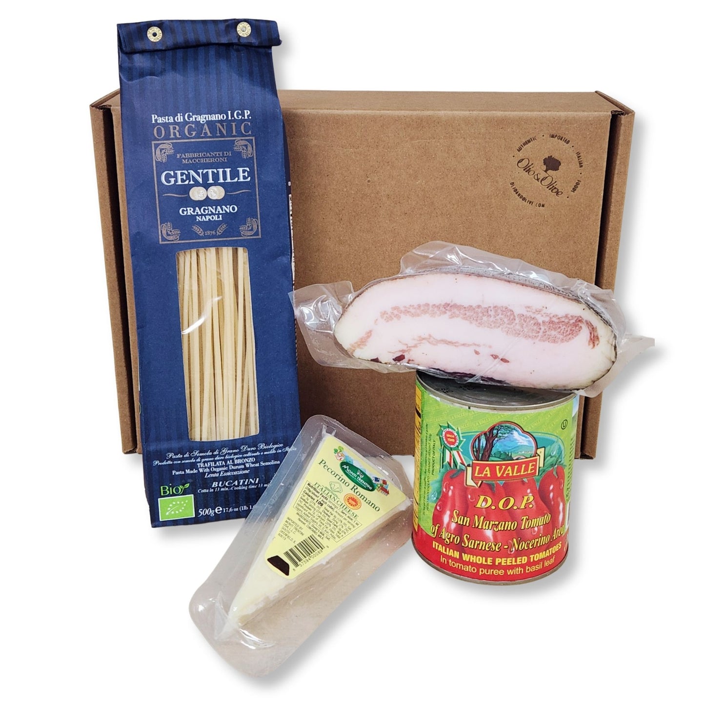 Authentic Bucatini all'Amatriciana Kit – Everything You Need for Italy's Classic Roman Pasta - Serves 4