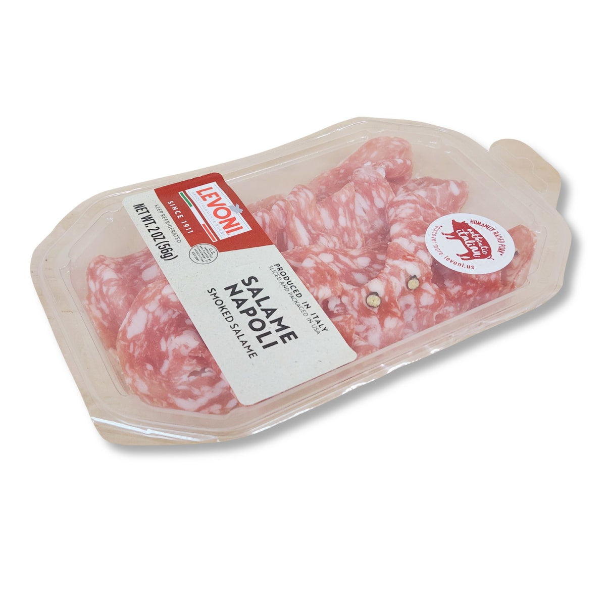 Levoni Sliced Salami Napoli – 2 oz (56g) Tray