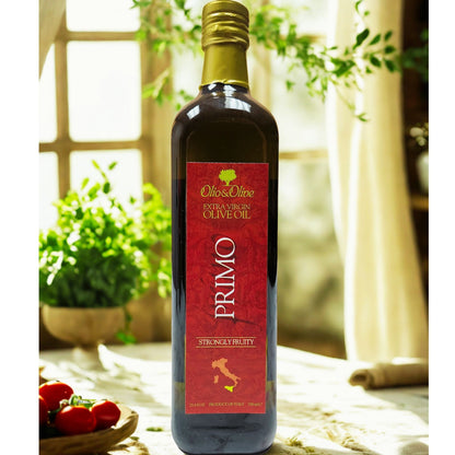 Olio&Olive Primo Sicilian Extra Virgin Olive Oil | 100% Early Harvest Tonda Iblea | 750ml