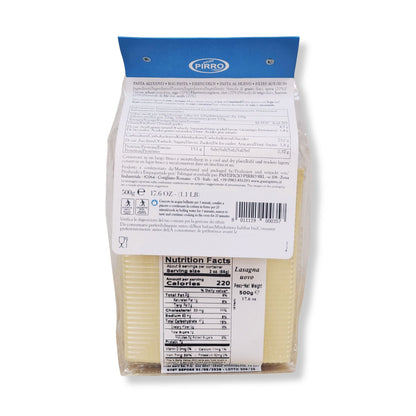 Pirro Egg Lasagna Sheets - 17.6 oz (500g)