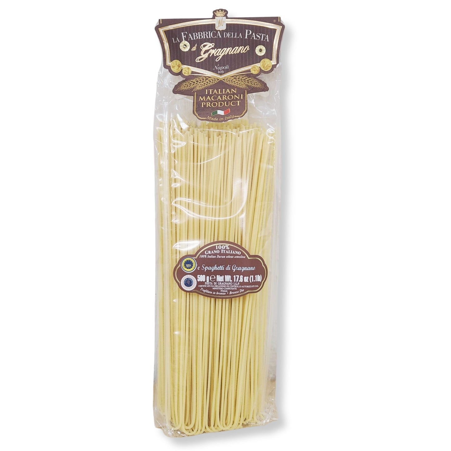 La Fabbrica della Pasta di Gragnano Spaghetti I.G.P. – 17.6 oz (500g)