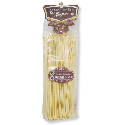 La Fabbrica della Pasta di Gragnano Spaghetti I.G.P. – 17.6 oz (500g)