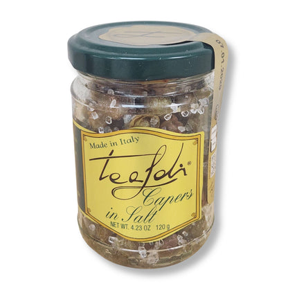 Tealdi Capers in Salt 120g