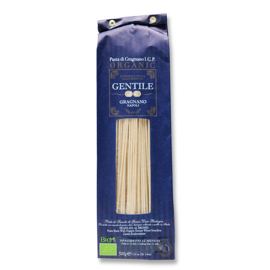 Gentile Organic Spaghetti Pasta di Gragnano I.G.P. – 17.6 oz (500g)