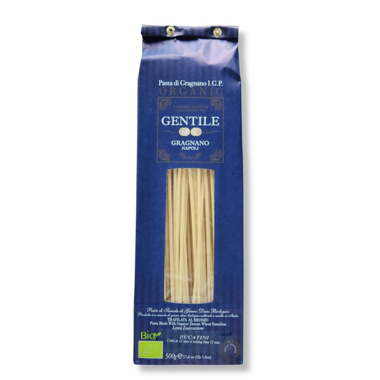 Gentile Organic Bucatini Pasta di Gragnano I.G.P. – 17.6 oz (500g)