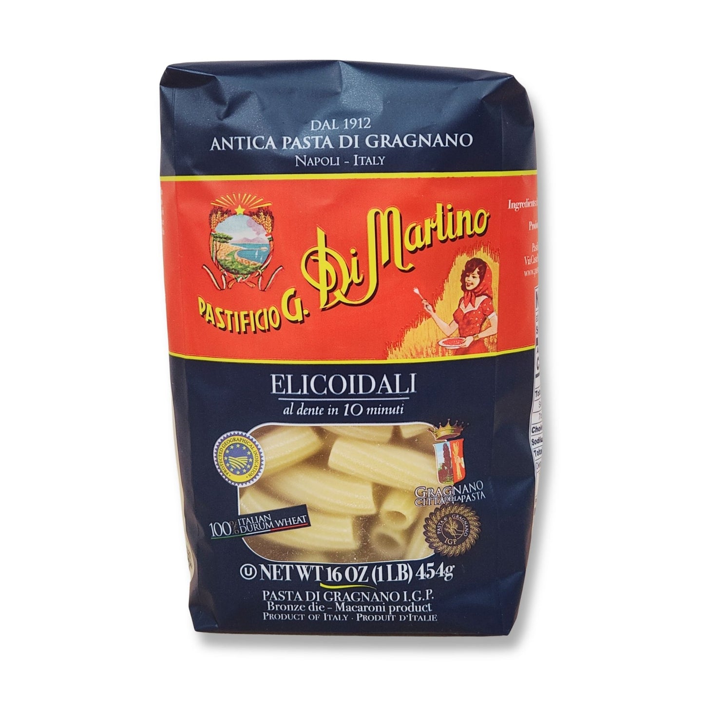 Pastificio di Martino Elicoidali Pasta di Gragnano I.G.P. 1LB (454gr)